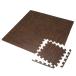 tsu... soft коврик 9 листов комплект под дерево рисунок Brown viva Home 