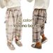  ребенок одежда проверка брюки девочка модный Корея ребенок одежда рисунок хлеб 100 110 120 130