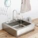 H22-0402SQ DULTONΥƥ쥹 STAINLESS SINK SQUARE Х֥졼ž夲  ӿ ȥ DULTON  DIY å ˥