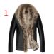  очень редкий! меховое пальто популярный прекрасное качество пальто верхняя одежда жакет меховое пальто мужской котороткое пальто внешний модный внешний теплый осень-зима защищающий от холода 