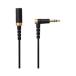( суммировать ) Elecom наушники удлинение кабель | высокая прочность |1m| черный EHP-35ELS10BK (×5 комплект ). покупка 