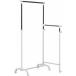  вешалка одежда место хранения примерно ширина 855mm черный × белый 3WAY складной высота настройка возможность с роликами . steel сборка товар . покупка 