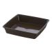 (60 шт. комплект ) горшок тарелка / поддонник (10 номер квадратный темно-коричневый ) примерно ширина 21.5cm сделано в Японии Ricci .ru four re квадратное plate . покупка 