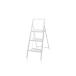  подножка стремянка 3 уровень примерно ширина 440× глубина 735× высота 995mm белый steel compact складной I step конечный продукт высокий место уборка одна сторона установка . покупка 