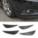 UNIVERSAL FINS FOR FRONT BUMPER LIP SPLITTER BLADES E46 F10 F30 FOR VW GOLF 4 5 6 7 BODY SPOILER CANARDS VALENCE CHIN