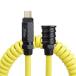 USB Type-C �����P�[�u�� 50cm �X�v�����O�P�[�u�� �I�X ���X PD �ő� 5A 140W USB 20Gbps �f���M���Ή� USB C �^�C�vC