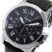  Fossil наручные часы мужской GRANT FOSSIL хронограф аналог кожаный ремень черный 