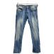 TOM TAILOR Denim брюки W30 Tom Taylor кнопка fly тонкий распорка голубой хлопок б/у одежда . America скупка 2405-1113