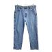 RUSTLER Denim брюки W38lasla- большой размер голубой хлопок б/у одежда . America скупка 2501-911