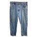 RUSTLER Denim брюки W38lasla- большой размер голубой хлопок Mexico производства б/у одежда . America скупка 2502-874