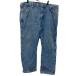 Wrangler Denim брюки W38 индиго голубой большой размер Zip выше б/у одежда . America скупка 2507-598