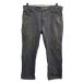 90s~ Carhartt рабочие брюки W38 серый Carhartt Zip выше Work большой размер одноцветный 2511-151