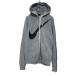NIKE принт тренировочный Parker S серый Nike спорт тянуть Zip f-ti- б/у одежда . America скупка a503-6417