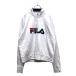 FILA половина Zip Logo тренировочный M размер filler спорт футболка белый белый б/у одежда . America скупка a503-6951