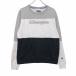 Champion Logo тренировочный футболка M белый светло-серый черный Champion обратная сторона ворсистый б/у одежда . America скупка a601-5834