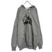 Rebel Apparel принт тренировочный Parker XL серый черный обратная сторона ворсистый большой размер б/у одежда . America скупка a602-5471