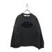 Dickies Logo тренировочный футболка Dickies M серый обратная сторона ворсистый V приспособление б/у одежда . America скупка a603-6406