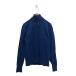 TOMMY HILFIGER хлопок вязаный свитер Tommy Hilfiger S голубой половина Zip б/у одежда . America скупка a605-8343