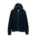 NIKE принт тренировочный Parker Nike M черный обратная сторона ворсистый полный Zip б/у одежда . America скупка a606-5630