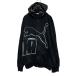 PUMA Zip выше принт тренировочный Parker M черный серебряный Puma обратная сторона ворсистый б/у одежда . America скупка a606-6836