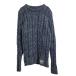 Superdry. акрил . вязаный свитер M голубой Grace -pa- dry кабель б/у одежда . America скупка a612-6931