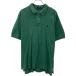 POLO RALPH LAUREN короткий рукав Logo рубашка-поло 2XL зеленый Polo Ralph Lauren большой размер American Casual б/у одежда . America скупка a707-5196
