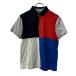 TOMMY HILFIGER рубашка-поло с коротким рукавом M темно-синий красный многоцветный Tommy Hilfiger Logo вышивка tops б/у одежда . America скупка a708-5429