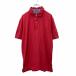 TOMMY HILFIGER короткий рукав Logo рубашка-поло XL размер Tommy Hilfiger половина кнопка красный б/у одежда . America скупка t2406-3381