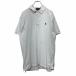 Polo Ralph Lauren рубашка-поло с коротким рукавом L Polo Ralph Lauren custom Fit вышивка половина кнопка белый б/у одежда . America скупка t2407-4038