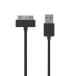 DOCKケーブル iPad/iPhone4/4S/3GS/3G/iPod 等対応 USB cable 充電・データ転送USBケーブル 2m 全2色 （ブラック）