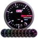 AUTOGAUGE �o�L���[���v 60���� �X���[�N�����Y 10�F�o�b�N���C�g ��t�����[�^�[ �ǉ����[�^�[ ���[�j���O �s�[�N�@�\ ������ WEIMALL