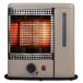 QUADS electric stove humidification with function far infrared 1000/500w 2 -step energy conservation small size heating ( beige )