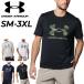  Under Armor короткий рукав футболка мужской UNDER ARMOUR UA Tec большой Logo . пот скорость . антибактериальный дезодорация Roo z тренировка спорт одежда бег Jim /1384797