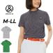  Anne Pas . короткий рукав mok шея рубашка женский Golf одежда and per se GOLFsoru уход 3D отпечатанный l..UV cut . пот скорость . женский общий рисунок /AFF9515X6