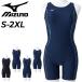 Mizuno купальный костюм женский плавание плавание одежда mizuno Basic все в одном cup имеется леггинсы type One-piece купальный костюм выдерживающий соль элемент /N2MGDC15[ возвращенние товара не возможно ]