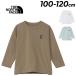  The * North * лицо Kids футболка с длинным рукавом 100-120cm THE NORTH FACEto гонг -L/S маленький box Logo чай ребенок ребенок одежда скорость .UV уход long T /NTT32645