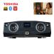  мини компонент высококачественный звук bluetooth Toshiba широкий fm батарейка модный fm радио CD беспроводной акустическая система черный AUREX корпус USB запись с дистанционным пультом AX-XSS100