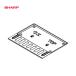  sharp вода печь тостер ад sio для хлеб .. tray 3504160193 SHARP оригинальный стандартный товар замена детали детали новый товар 