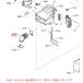  Panasonic стиральная машина для примечание вода шланг A AXW1250-8SV0 оригинальный стандартный товар замена детали детали новый товар 