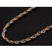 ** смотри!K18YG/WG2 цвет. венецианский винт трос колье 40cm!MJ-2177