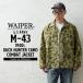 WAIPER.inc ���C�p�[�C���N �ČR 1940�fs U.S.ARMY M-43 �_�b�N�n���^�[�J�� �R���o�b�g�W���P�b�g �t���b�O�J���yWP1150�z�y�N�[�|���ΏۊO�z�yT�z