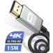 4K HDMI ֥15mڥϥԡ åץ졼ǡ HDMI 2.0HDMI Cable 4K 60Hz б