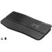 Arteck Multi-Device Ergonomic Wireless Bluetooth Keyboard with Nano USB-A, USB-C Type C Receiver Palm Wrist Rest Full Size Keyboard for Windows iPad O