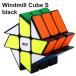  надежный с гарантией стандартный магазин QiYi Windmill Cube S ветродвигатель Cube черный кубик Рубика рекомендация 