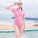 [C] купальный костюм женский симпатичный незначительный корпус костюм пляж горячие источники выставить sexy 