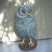  есть перевод синий сова. украшение (30cm) большой ....36KI птица .. животное орнамент произведение искусства сад садоводство украшение .. предмет смешанные товары 