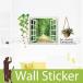  настенный стикер дерево цветок лес дорога. окно окно type .... ... клей есть обои наклейка wall наклейка дом C