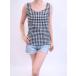 CECIL&nbsp;McBEE(�Z�V���}�N�r�[)�M���K���`�F�b�N�^���N�g�b�v&nbsp;�m�[�X���[�u&nbsp;��&nbsp;��&nbsp;���f�B�[�X�@A�����N�@M