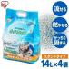  кошка песок бумага Iris o-yamape let скол .. предотвращение кошка песок 14L×4 пакет комплект бумага свежий подставка упаковка PFC-14LS