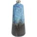 Deco 79 Glass Abstract Galaxy Inspired Vase with Gold Top, 7